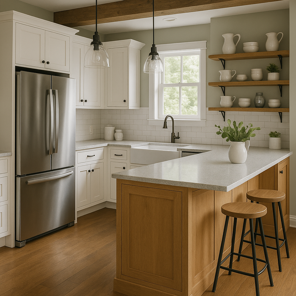 Farmhouse Kitchen Cabinet Design